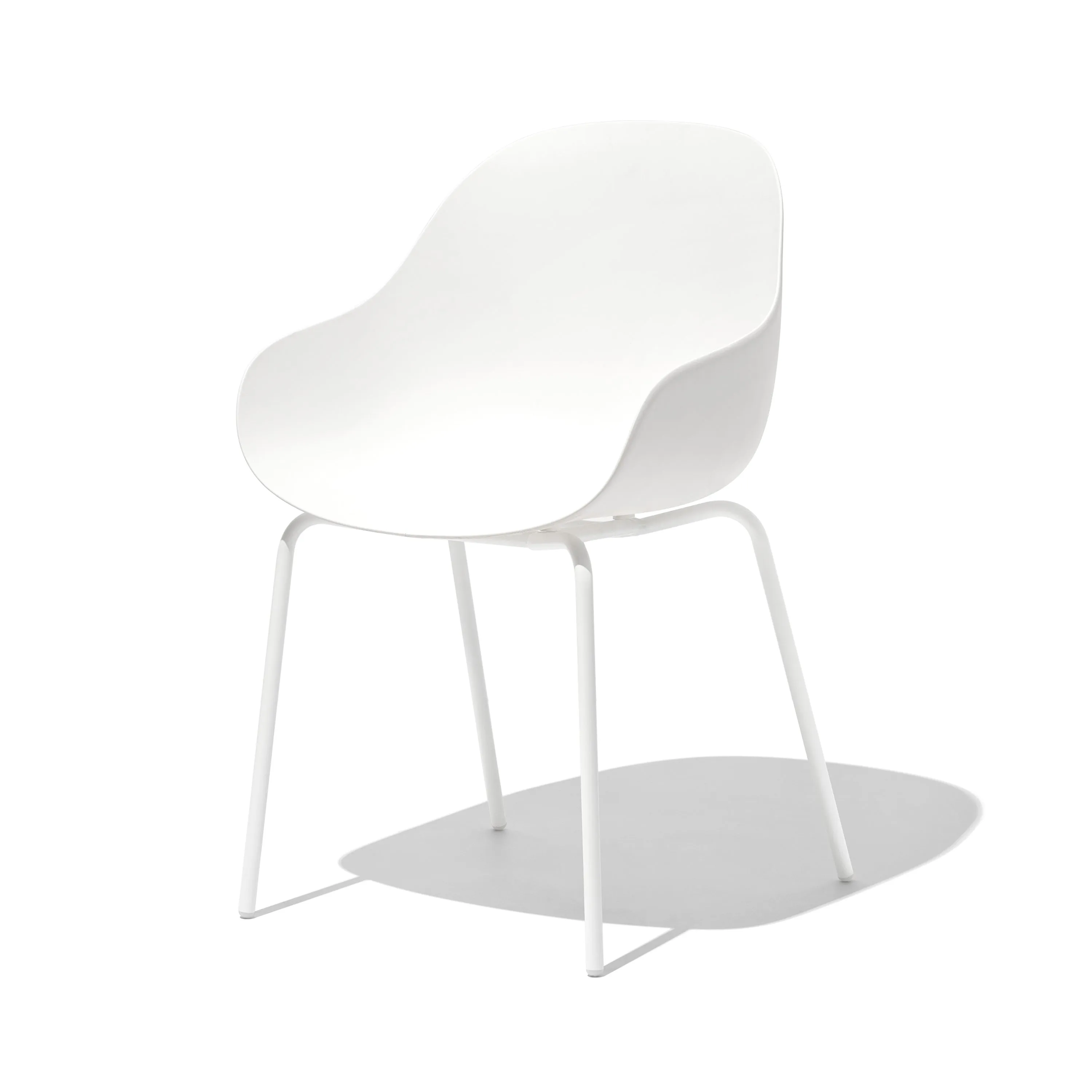 Academy Dining Armchair with Tube Base