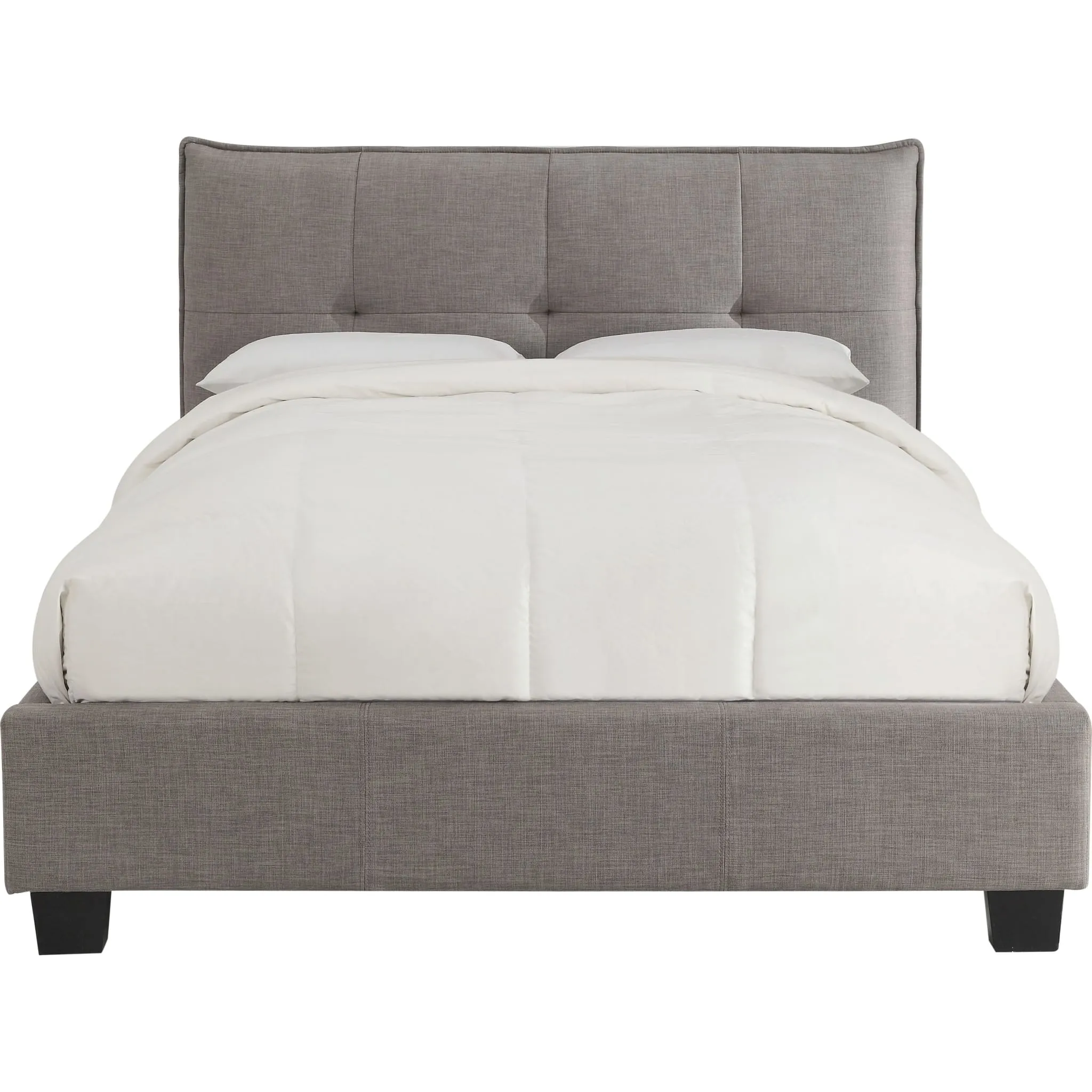 Adona Upholstered Footboard Storage Bed in Dolphin Linen Modus