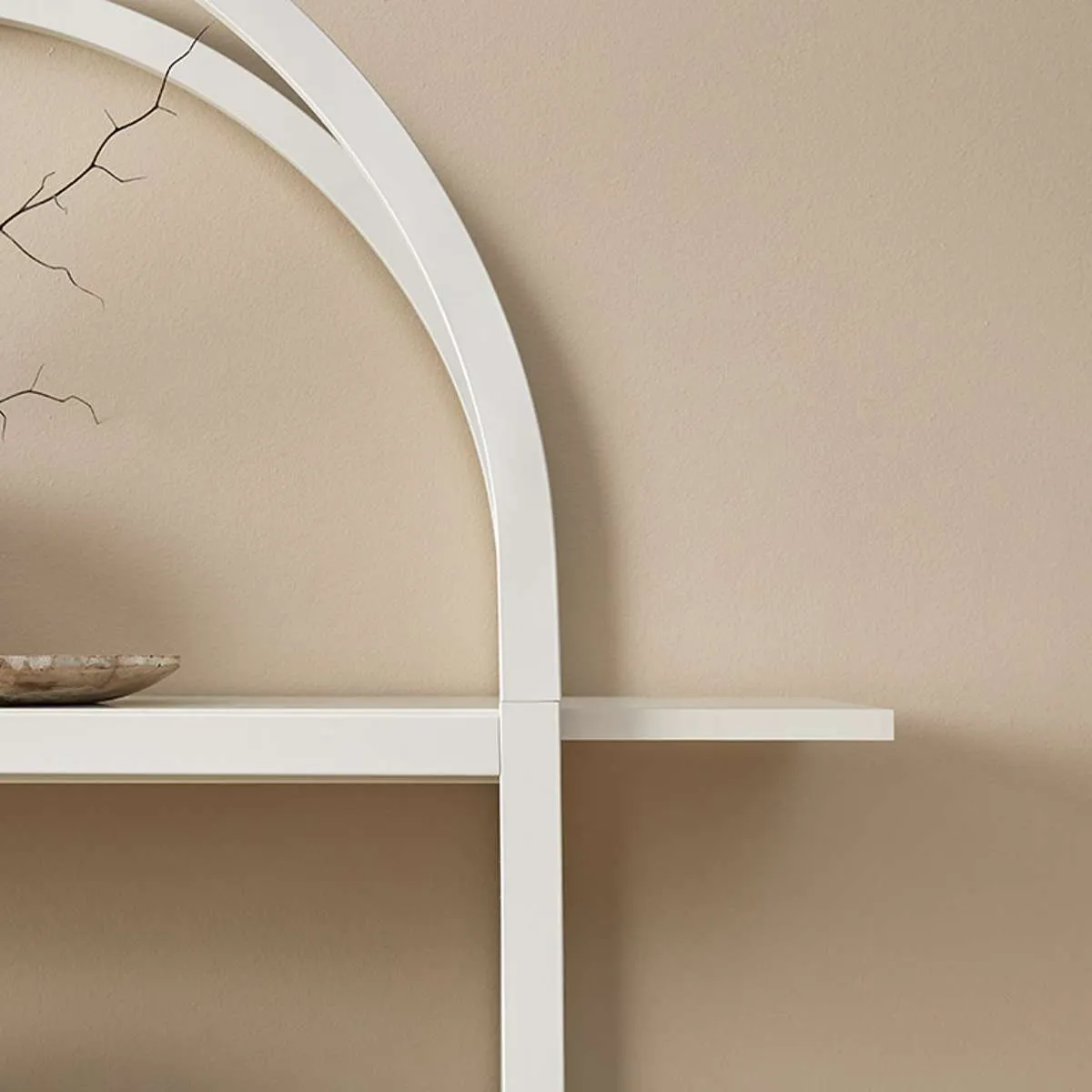 Alfie Arched Shelves - Beige Mocka
