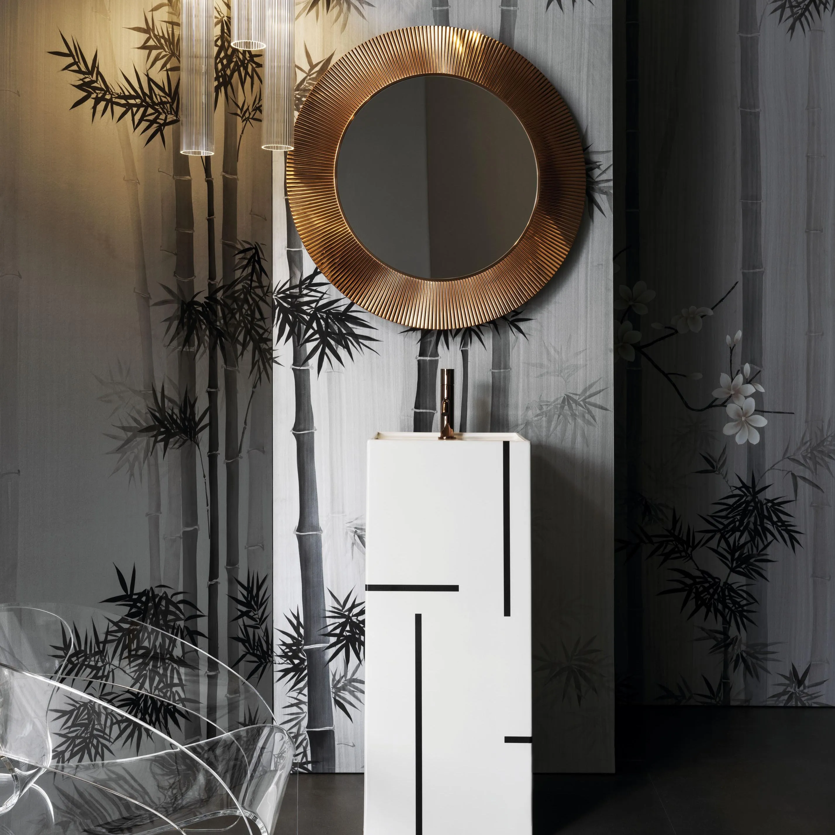 All Saints Metal Mirror