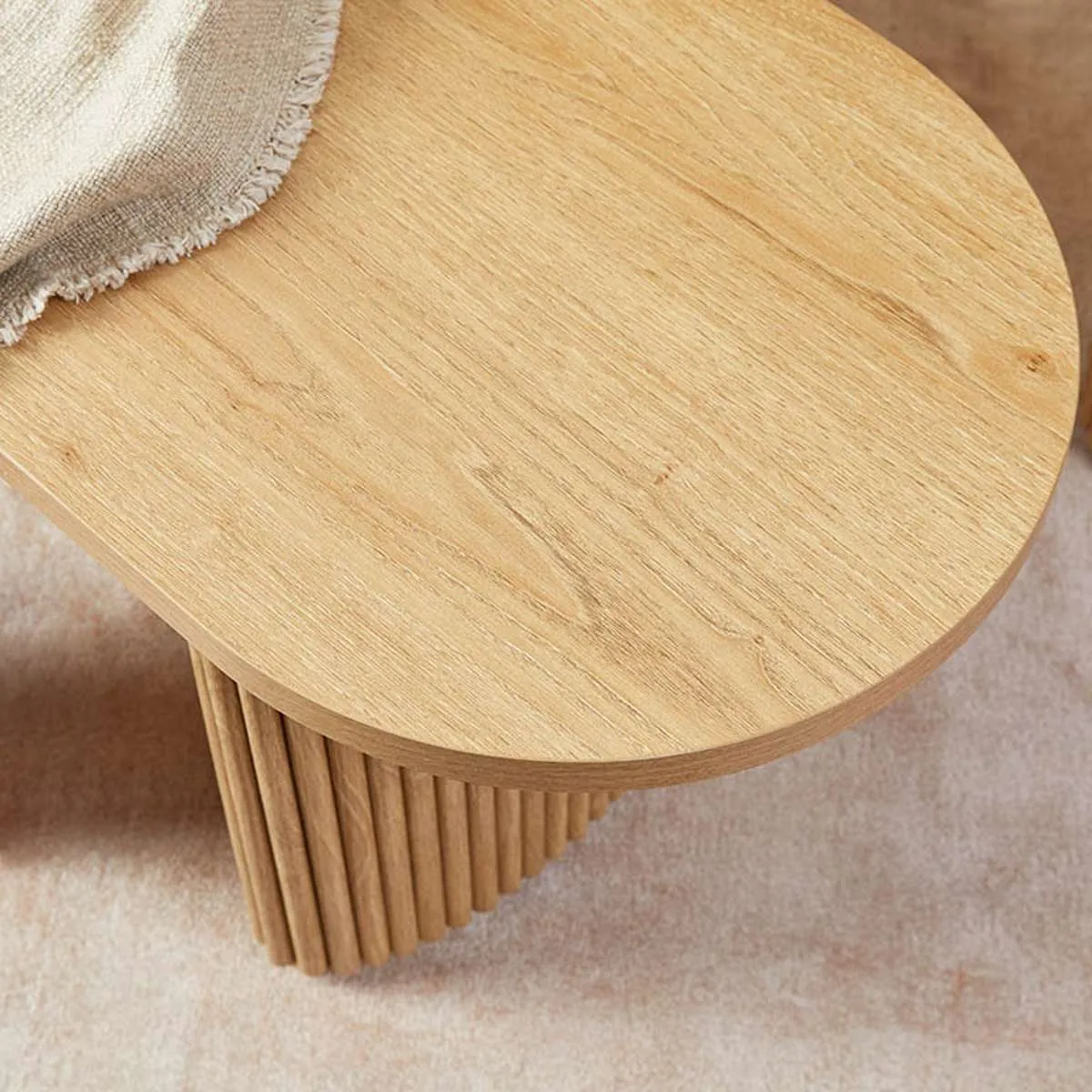 Amara Bench Seat - Natural Mocka
