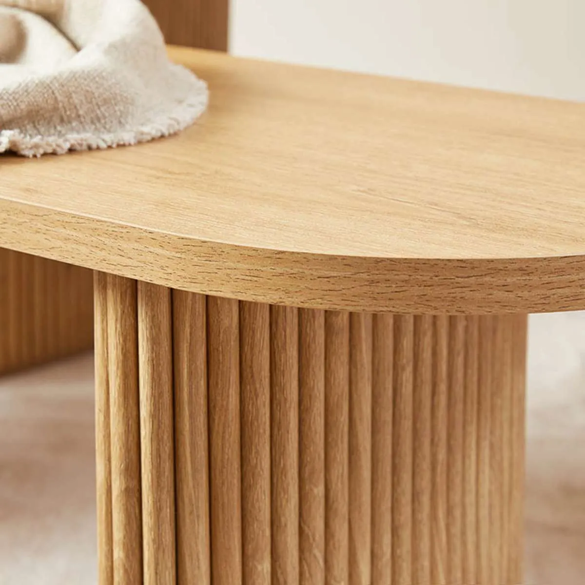 Amara Bench Seat - Natural Mocka