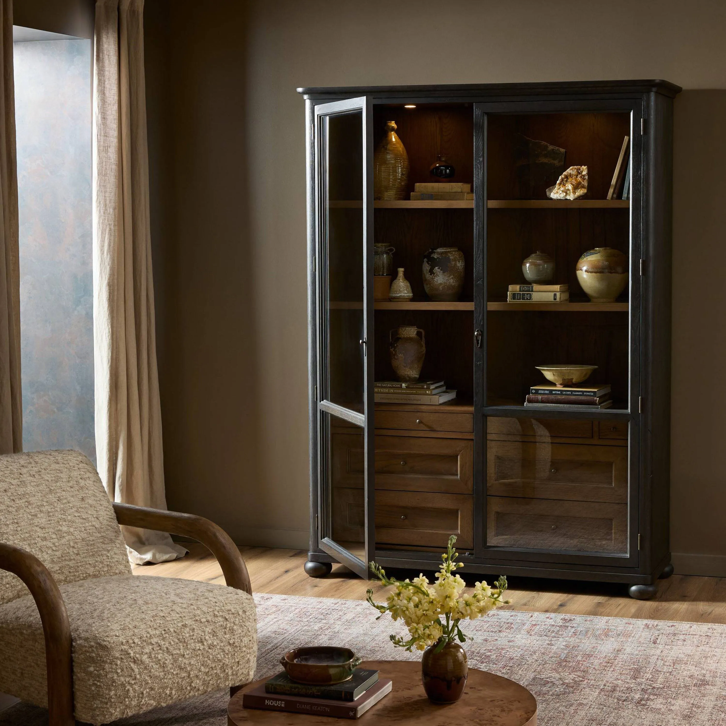 Amber Lewis x Four Hands Sussex Wide Cabinet