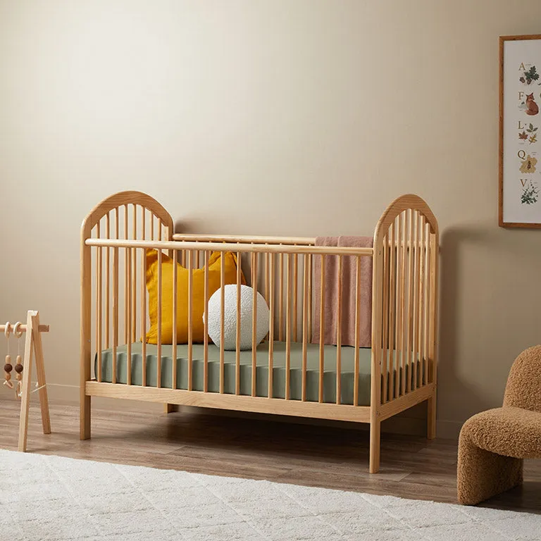 Archie Cot - Natural Mocka