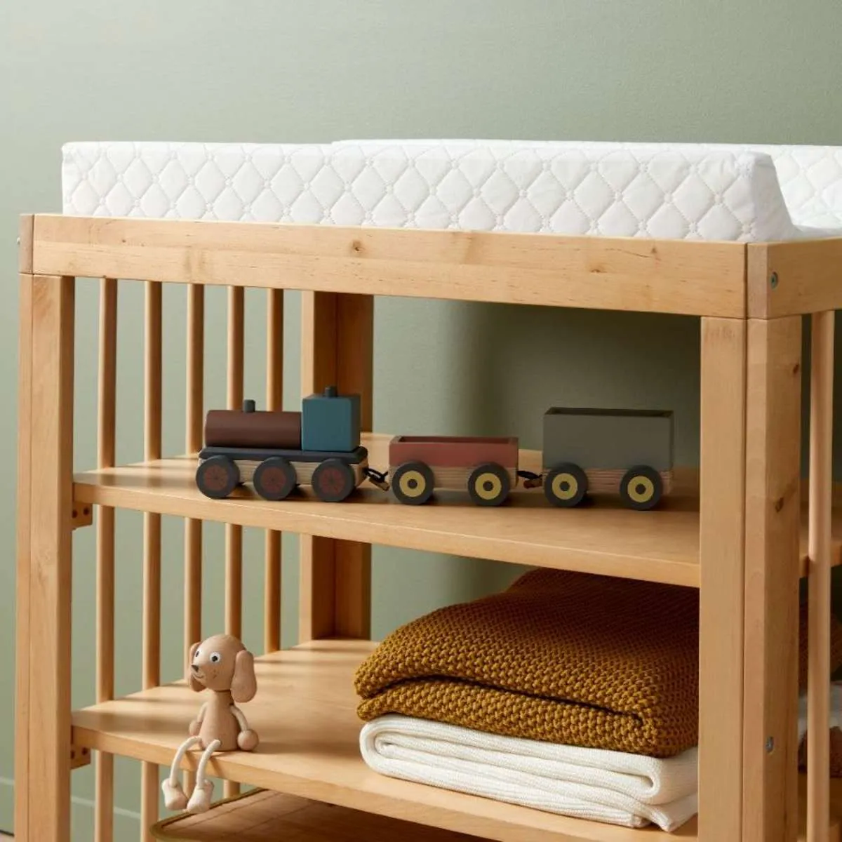 Aspen Change Table - Natural Birch Mocka