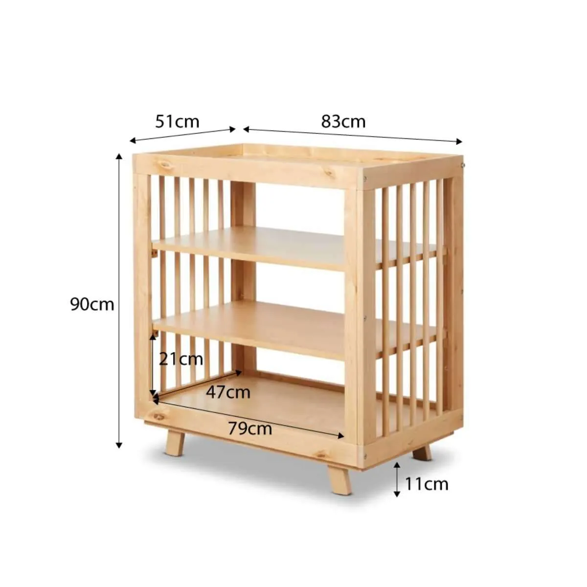 Aspen Change Table - Natural Birch Mocka