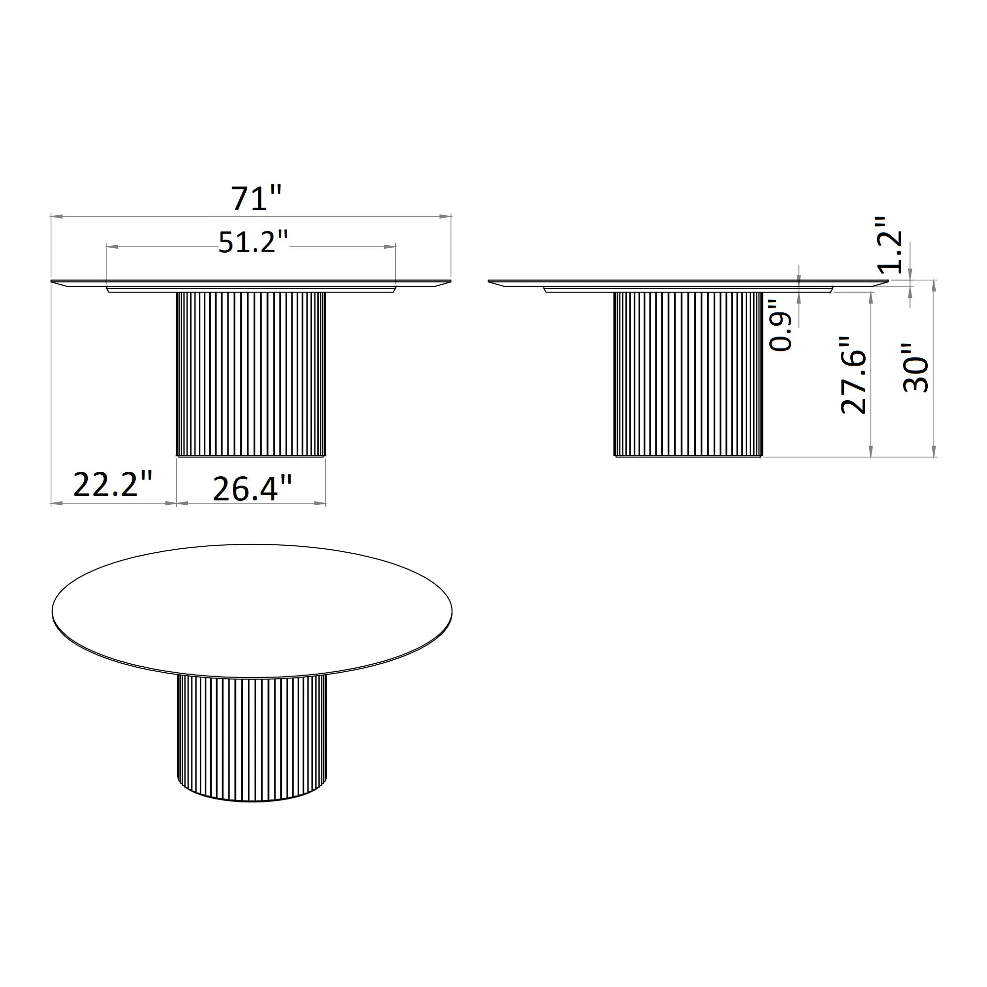 Atenas Round Dining Table