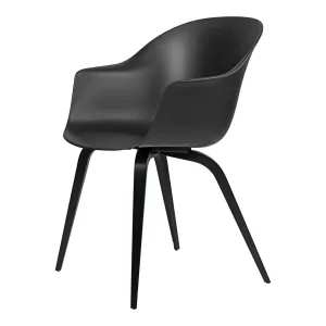 Bat Dining Armchair - Wood Base
