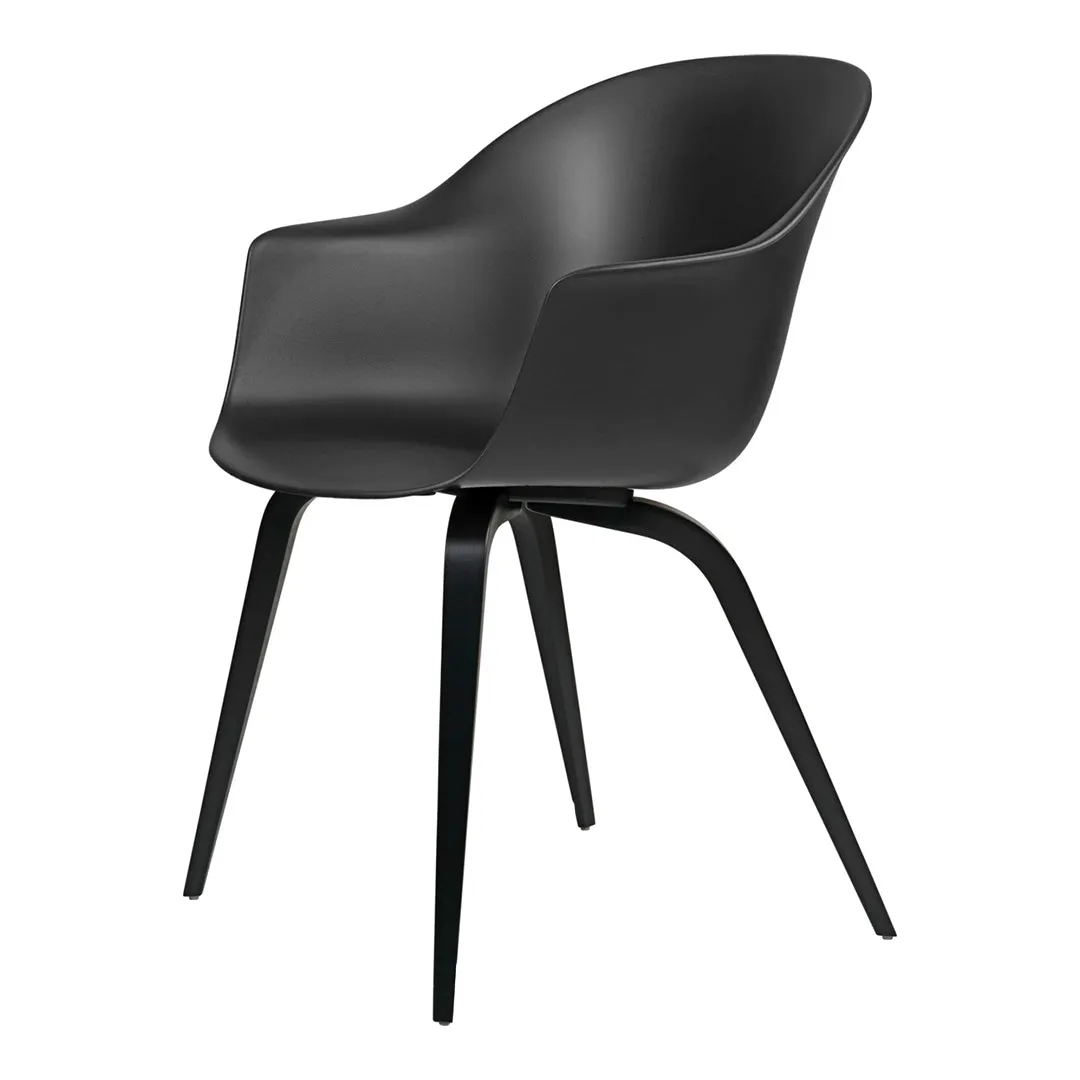 Bat Dining Armchair - Wood Base