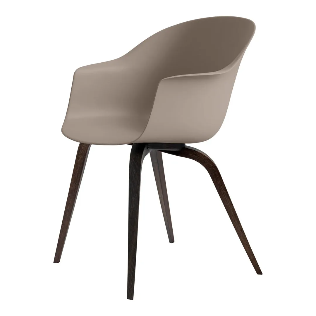 Bat Dining Armchair - Wood Base