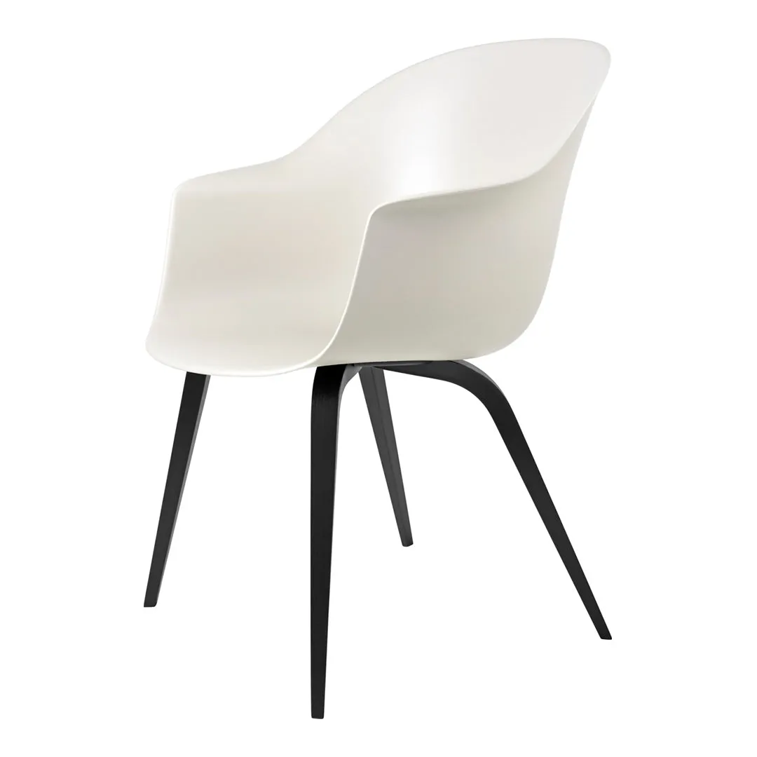 Bat Dining Armchair - Wood Base