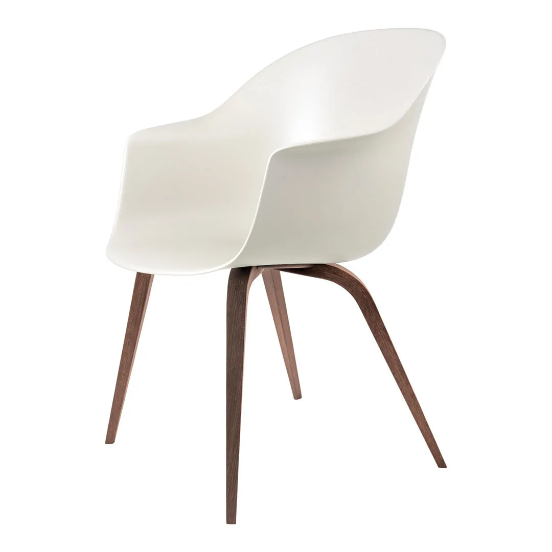 Bat Dining Armchair - Wood Base