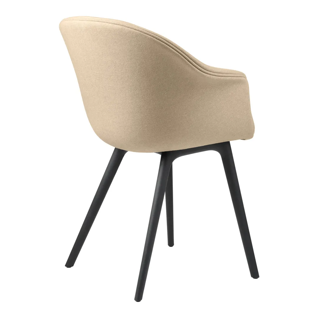 Bat Dining Chair - Fully Upholstered - Plastic Base