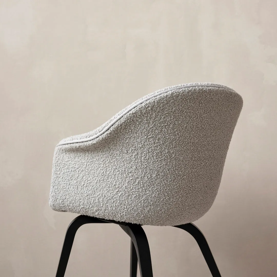 Bat Dining Chair - Wood Base - Fully Upholstered