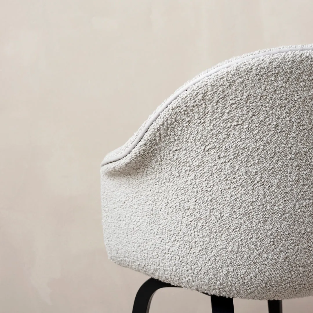 Bat Dining Chair - Wood Base - Fully Upholstered