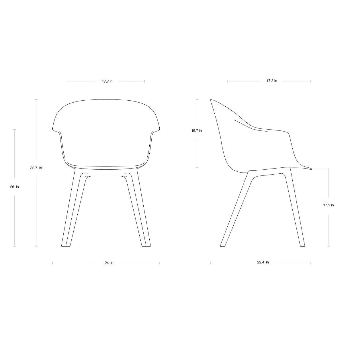 Bat Outdoor Dining Chair