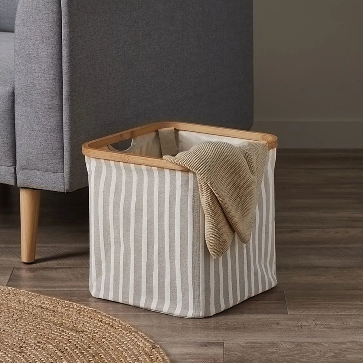 Bedford Storage Basket - Large Mocka