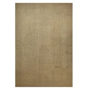 Beige Antique Turkish Oushak Rug - 12' x 17'
