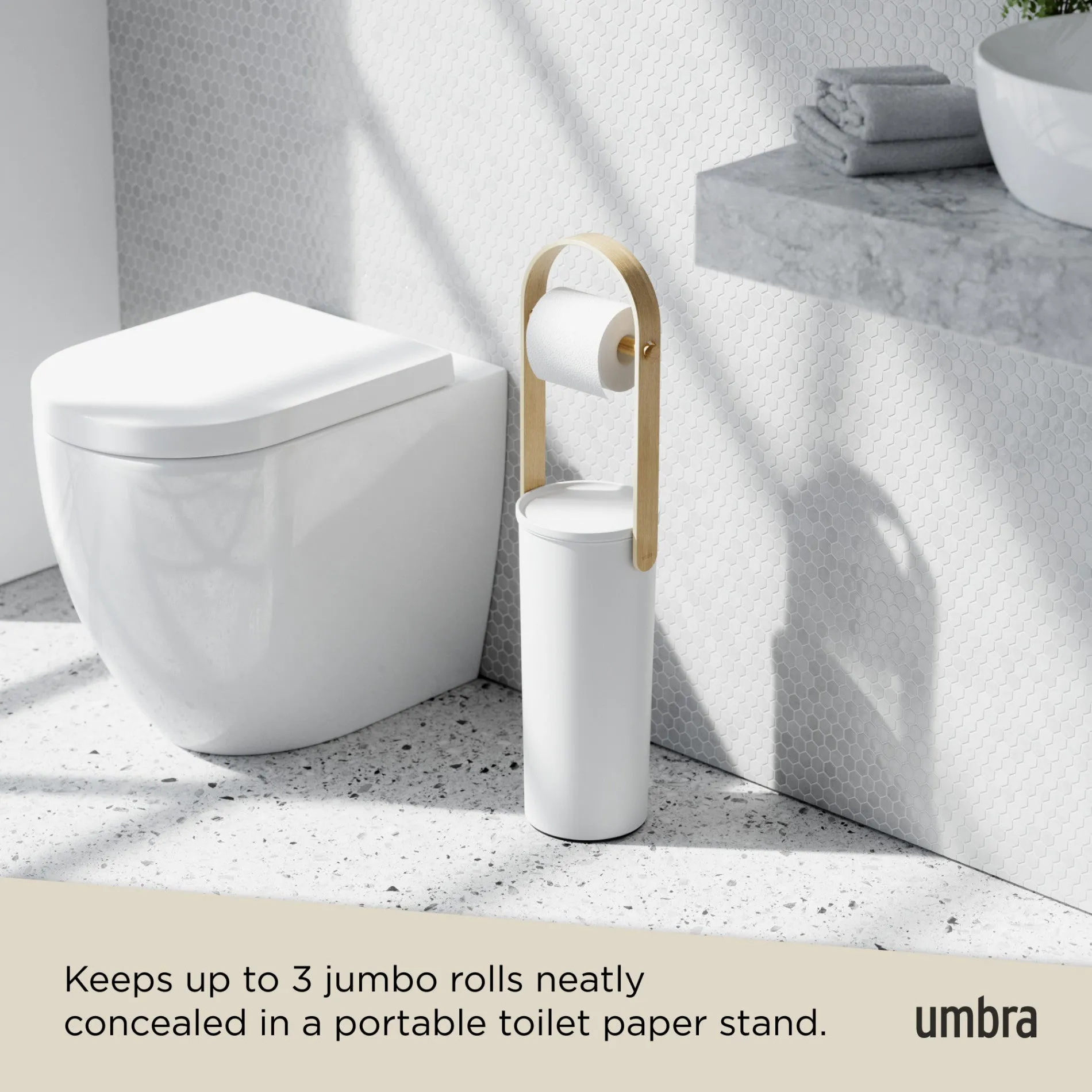 Bellwood Toilet Paper Holder & Reserve