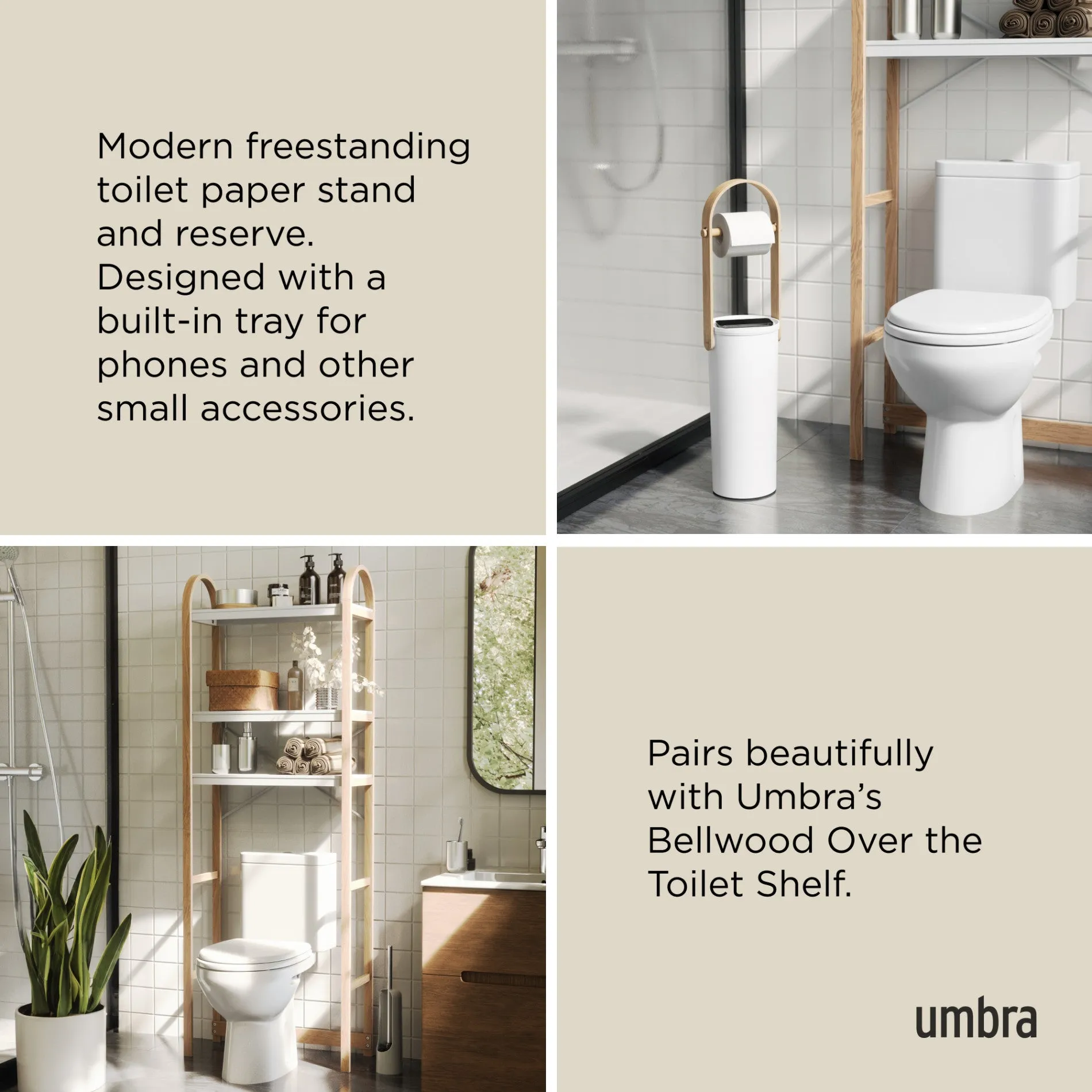 Bellwood Toilet Paper Holder & Reserve