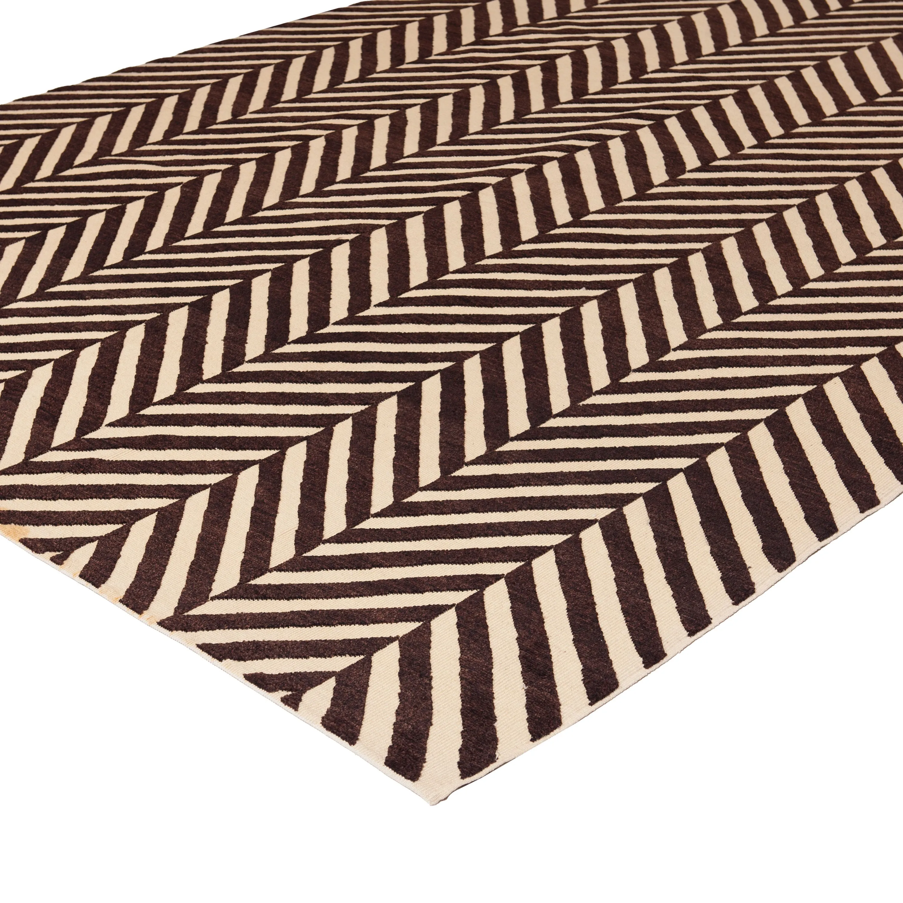Black Transitional Wool Rug - 8' x 10'