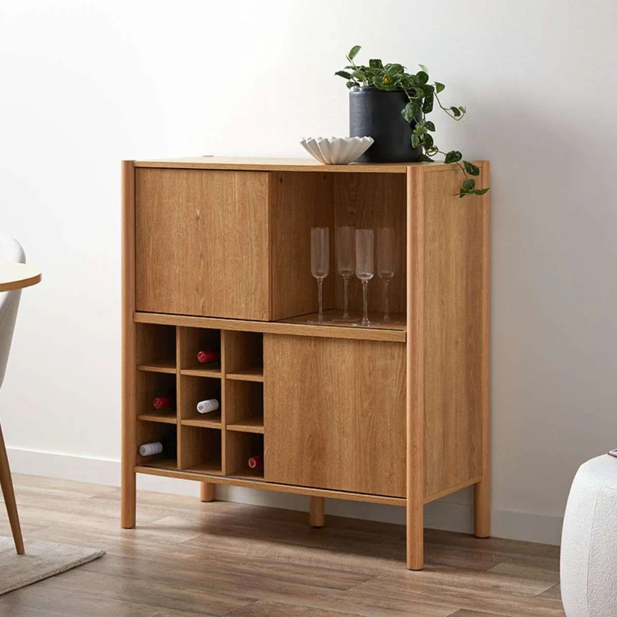 Blair Bar Cabinet Mocka
