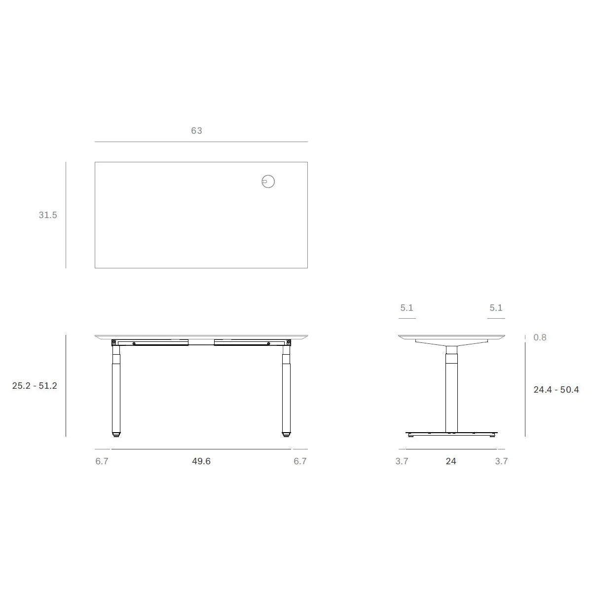 Bok Adjustable Desk