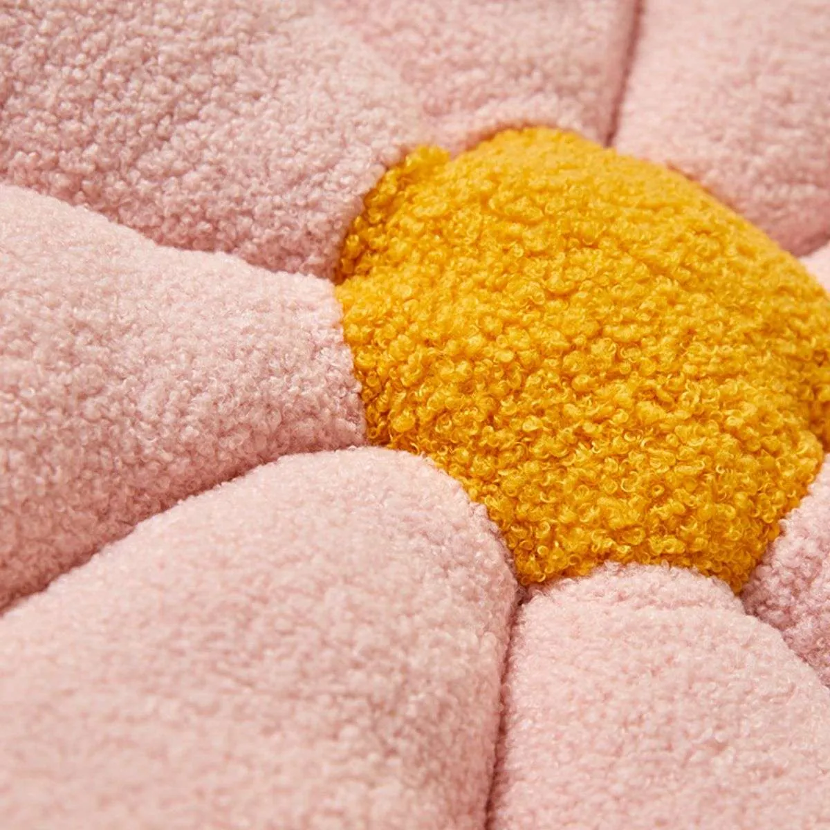 Boucle Flower Cushion Mocka