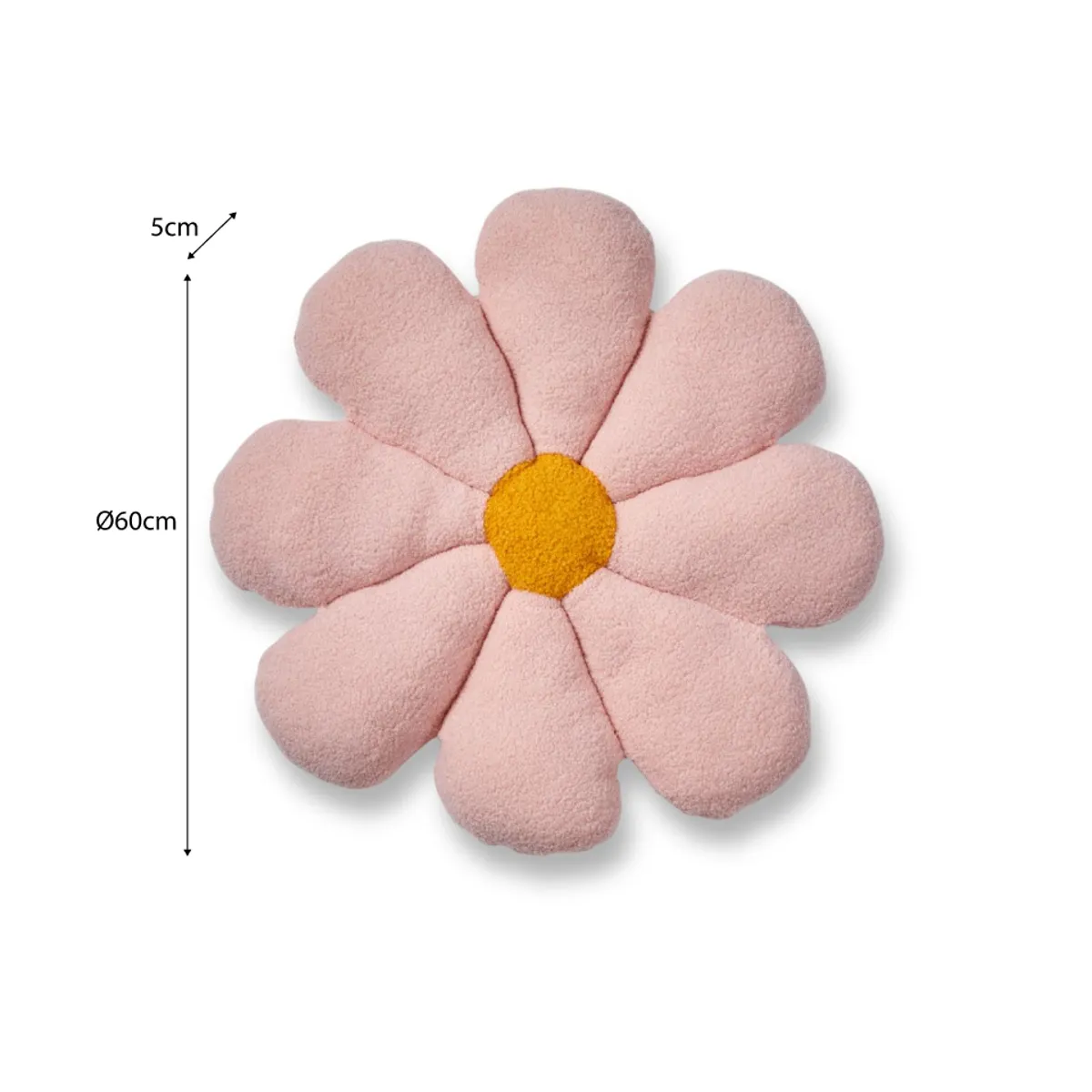 Boucle Flower Cushion Mocka
