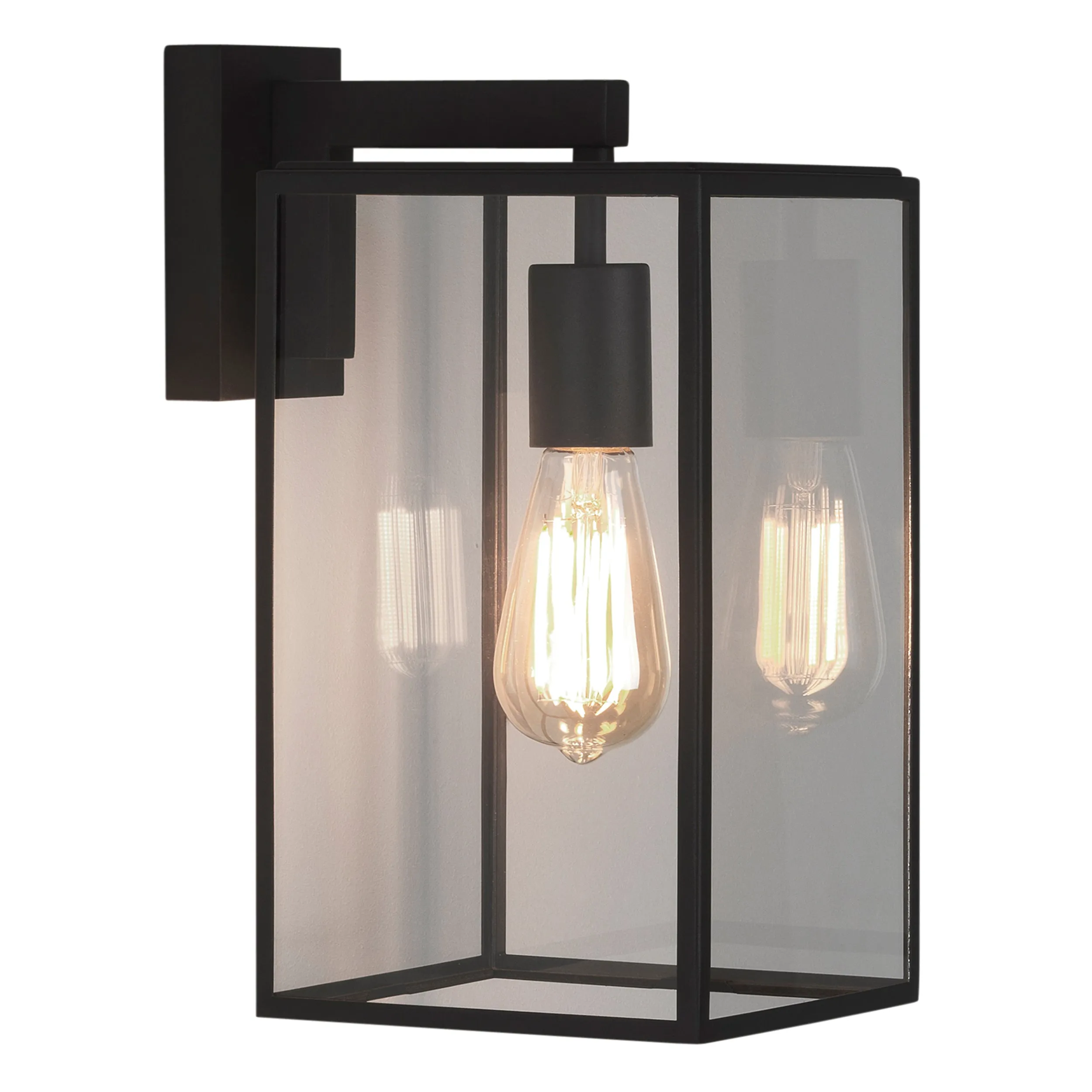 Box Lantern Outdoor Wall Sconce