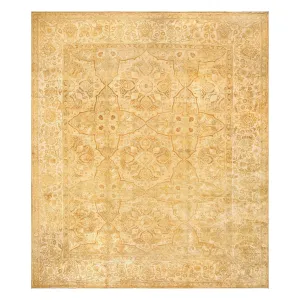 Brown Antique Indian Agra Rug - 16' x 19'6"