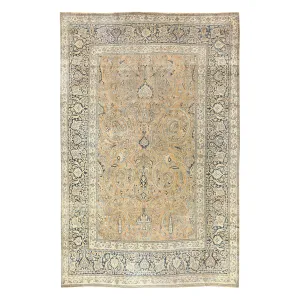 Brown Antique Persian Khorassan Rug - 11'10" x 18'7"