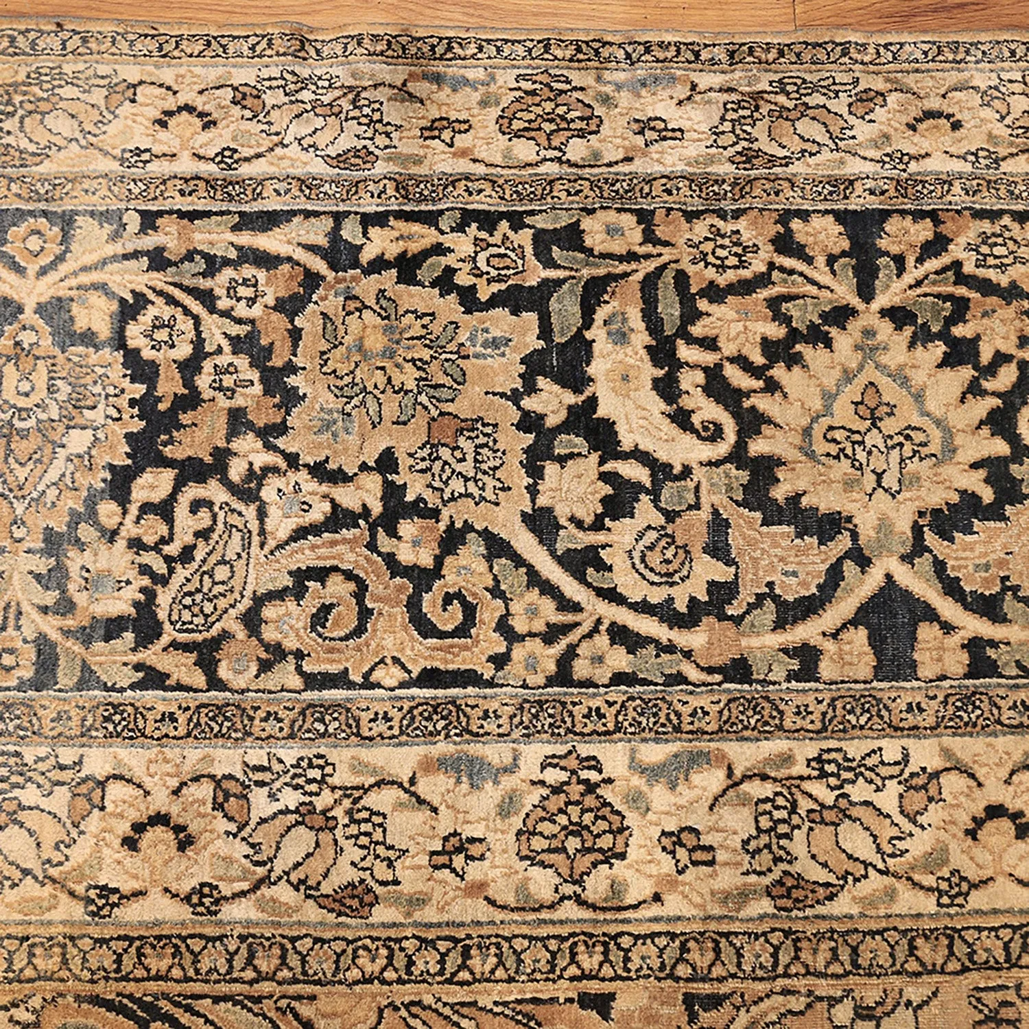 Brown Antique Persian Khorassan Rug - 11'10" x 18'7"