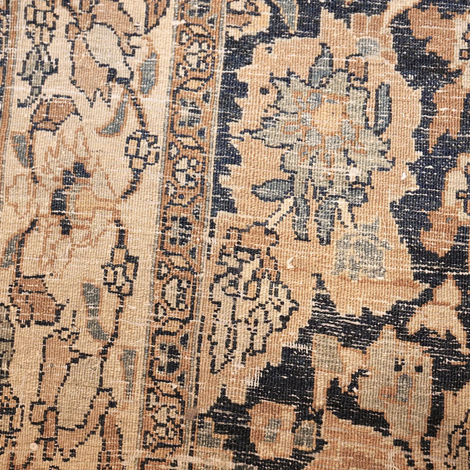 Brown Antique Persian Khorassan Rug - 11'10" x 18'7"
