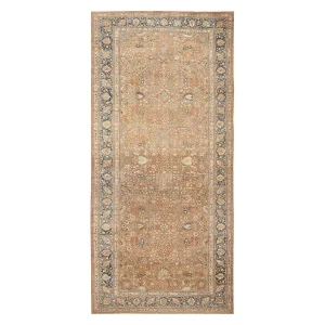 Brown Antique Persian Khorassan Rug - 12' x 28'
