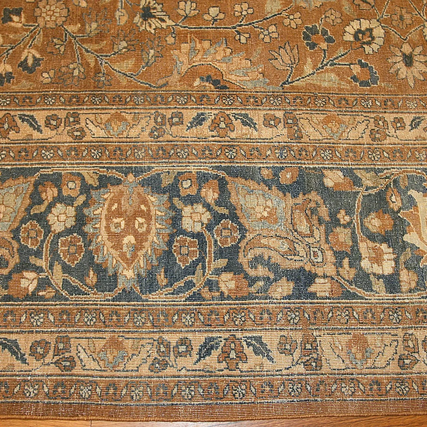 Brown Antique Persian Khorassan Rug - 12' x 28'