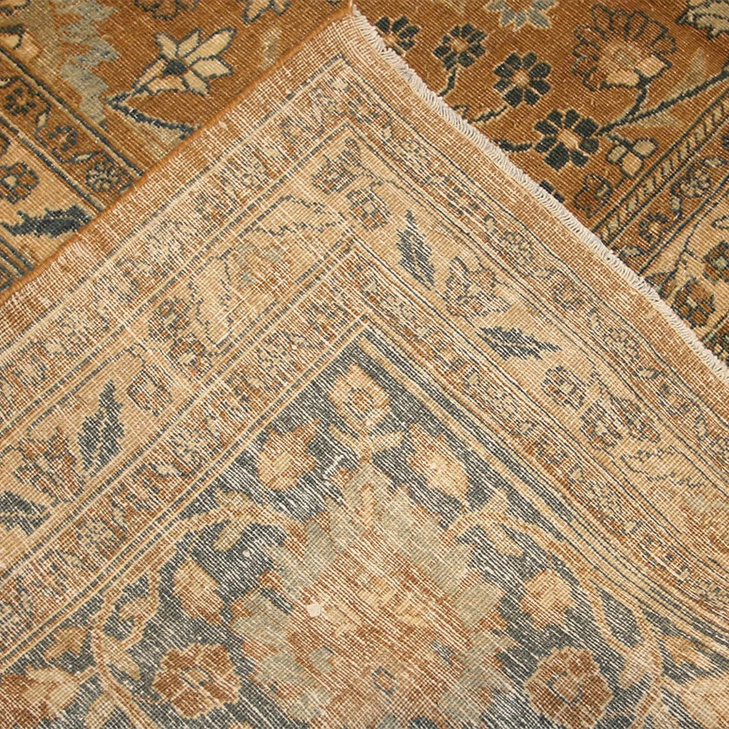Brown Antique Persian Khorassan Rug - 12' x 28'