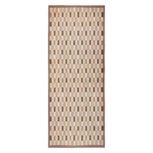 Brown Vintage Scandinavian Brita Grahn Kilim Rug - 11'8" x 28'10"