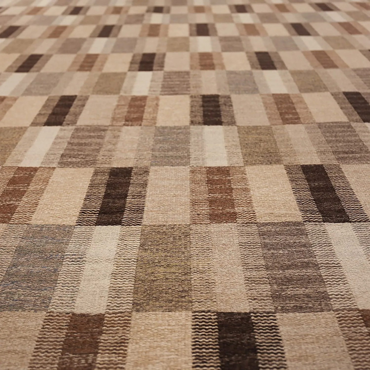 Brown Vintage Scandinavian Brita Grahn Kilim Rug - 11'8" x 28'10"