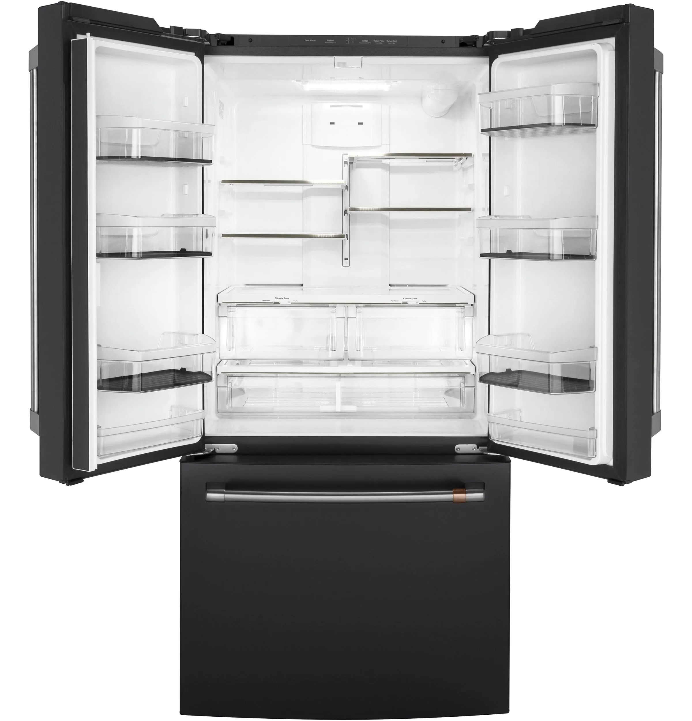 Café Matte Black 33" Counter-Depth French-Door Refrigerator (18.6 Cu. Ft.) - CWE19SP3ND1