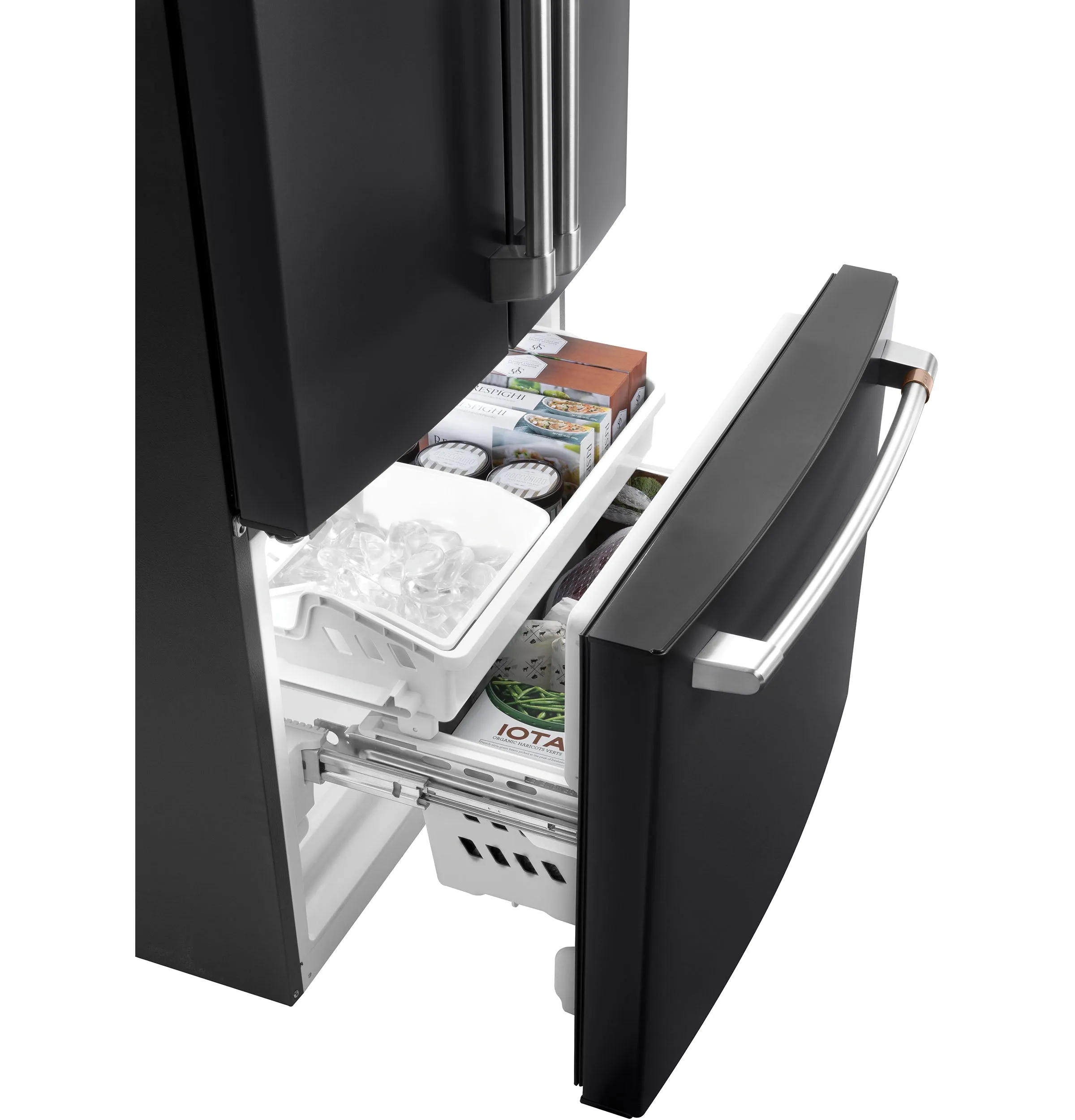 Café Matte Black 33" Counter-Depth French-Door Refrigerator (18.6 Cu. Ft.) - CWE19SP3ND1