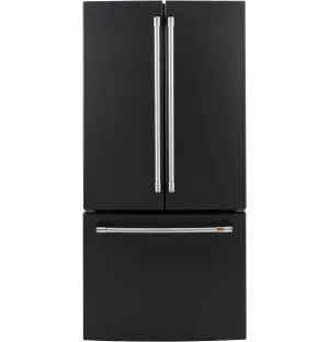 Café Matte Black 33" Counter-Depth French-Door Refrigerator (18.6 Cu. Ft.) - CWE19SP3ND1