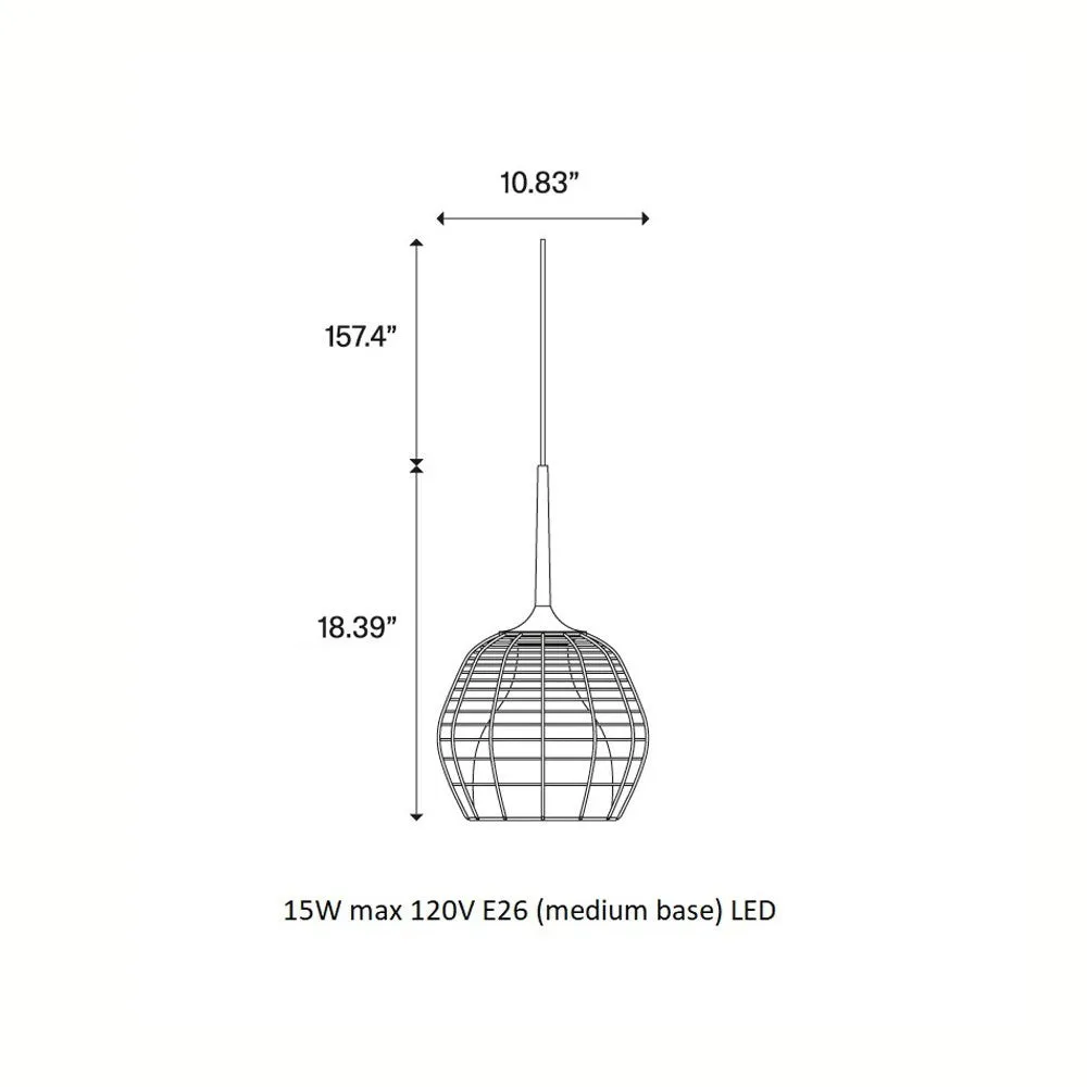Cage Pendant Light