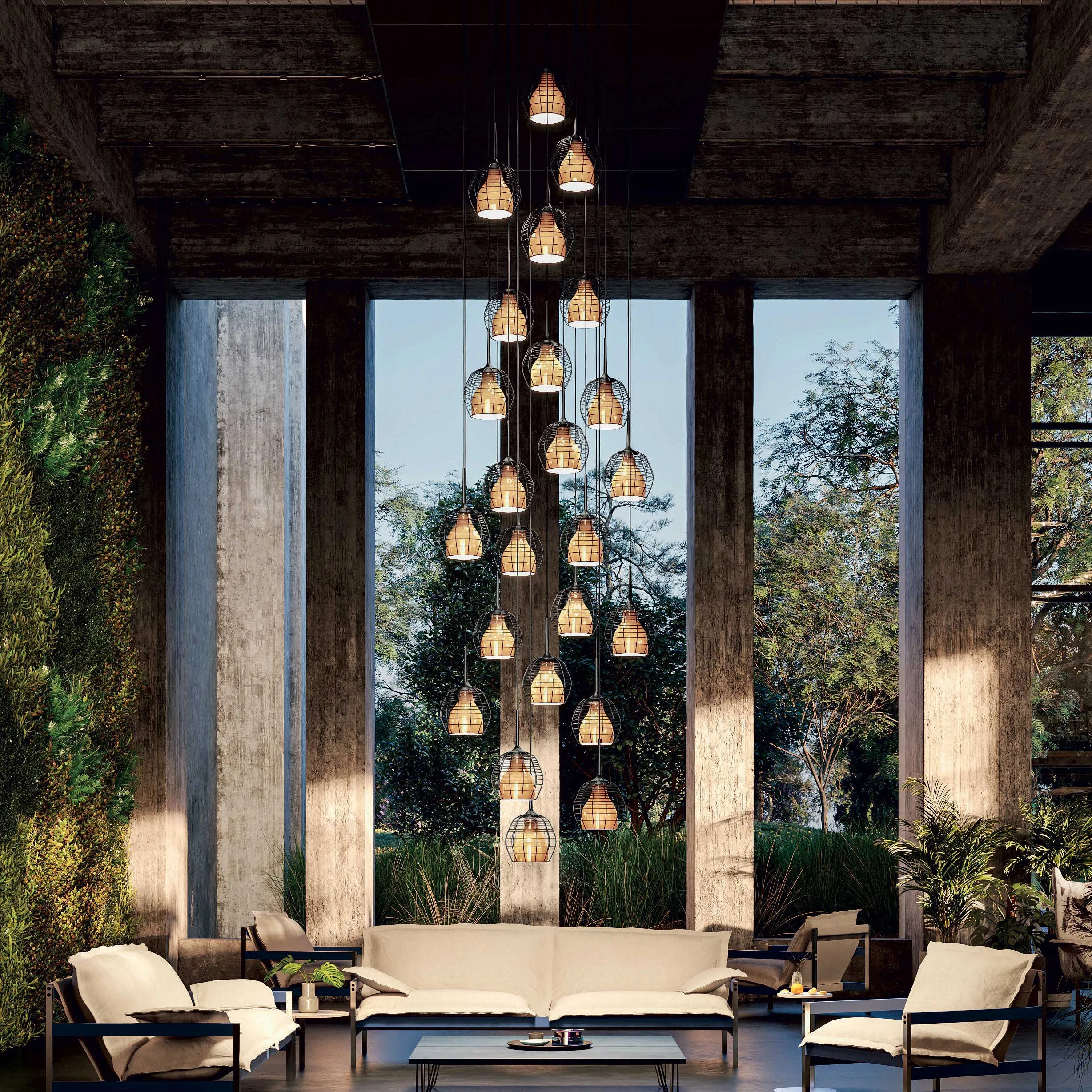 Cage Pendant Light