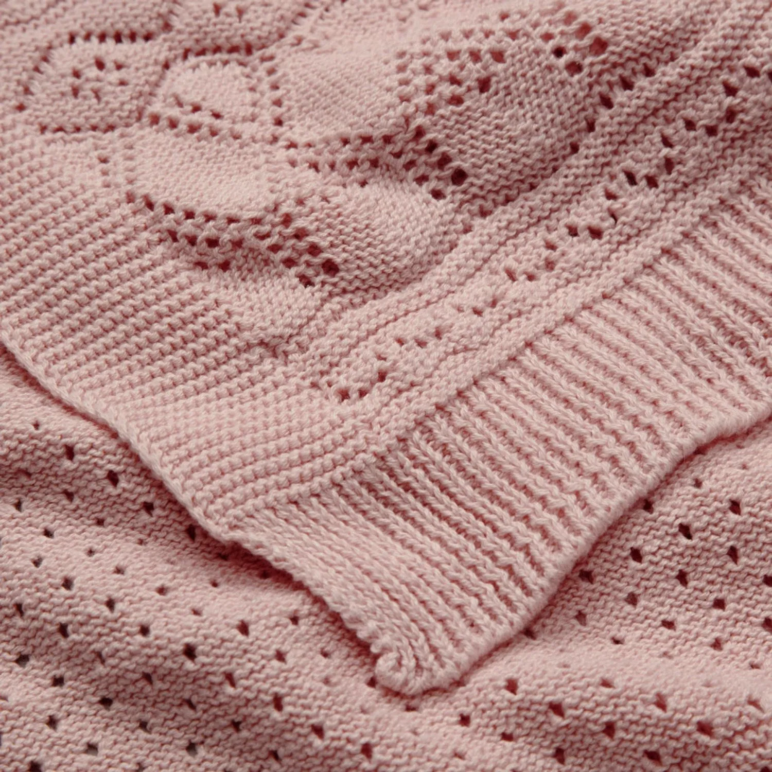 Cam Cam Copenhagen Sorbet Pointelle Baby Knit Throw