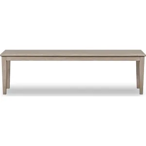 Camden Oak Wood Bench in Chai Modus