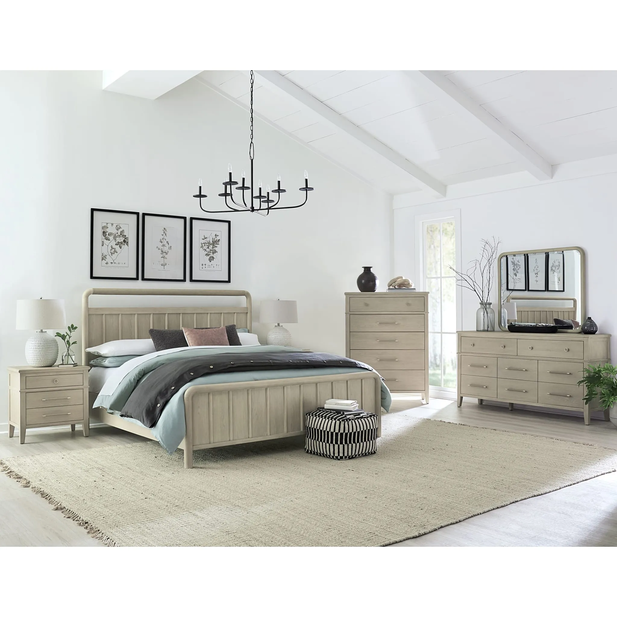 Camden Wall or Dresser Mirror in Chai Modus