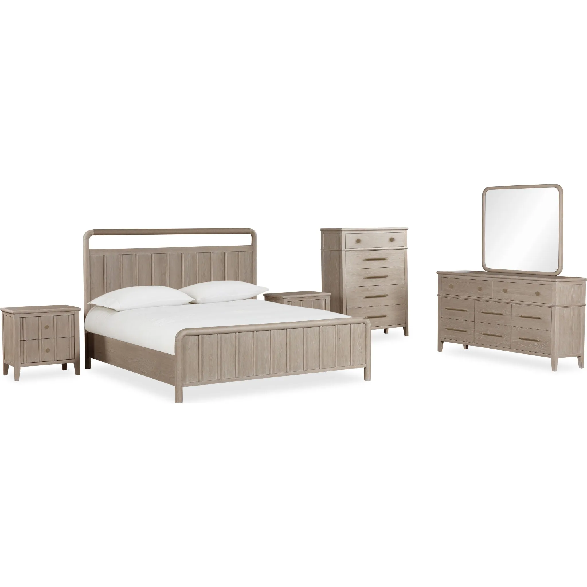 Camden Wall or Dresser Mirror in Chai Modus