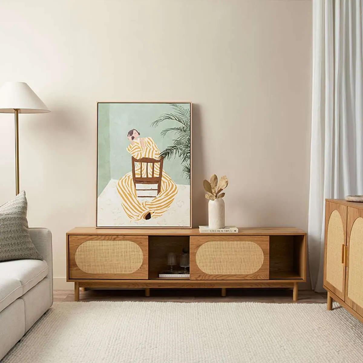 Canyon Entertainment Unit - Large Mocka