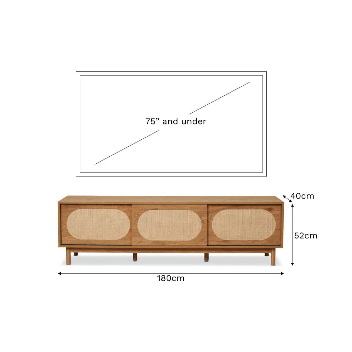 Canyon Entertainment Unit - Large Mocka